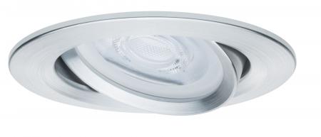 Paulmann 93640 Einbauleuchte Nova rund schwenkb max. 35W GU10 Alu gedreht