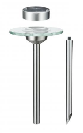 Paulmann 93764 Special Solarspieß Ufo IP44 LED 1x0.2W Edelstahl/Klar Edelstahl/Glas