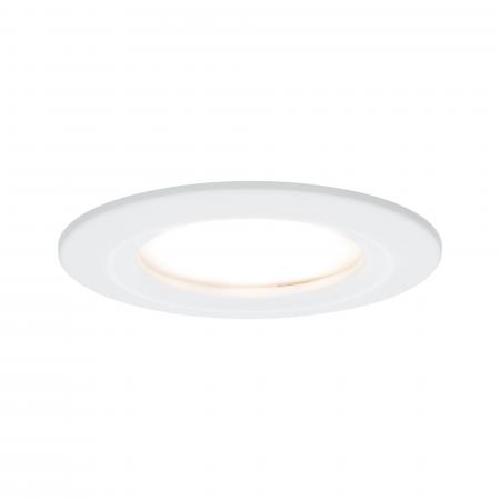 Paulmann 93869 Einbauleuchte Set Nova Plus Coin dim rund starr LED 6.8W 2700K Weiß/Alu