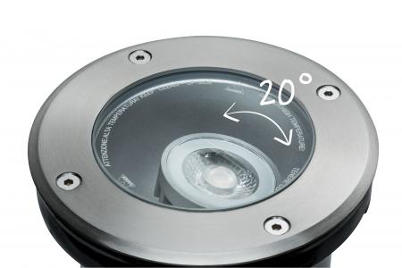 Paulmann 93908 Outdoor Plug & Shine Boden Einbauleuchte IP67 609lm 3000K schwenkbar