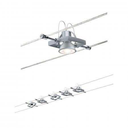 Paulmann 94133 WireSystem Set MacII max 5x10W GU5.3 Chrom 230/12V
