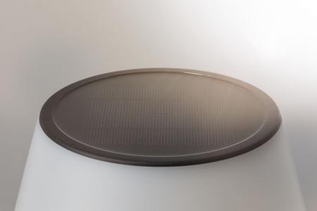 Paulmann 94309 Outdoor Solar Tischleuchte Lillesol IP44 3000K 100lm 3-Step dim Edelstahl