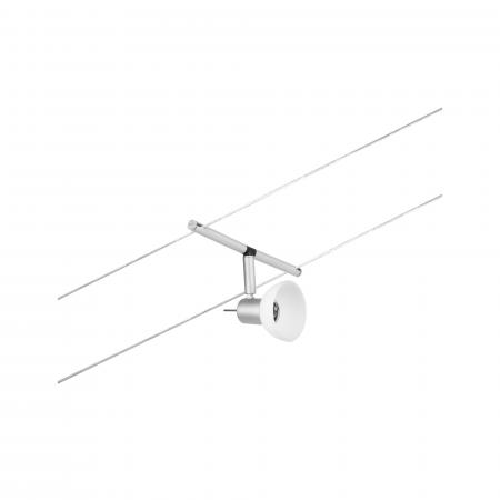 Dachschrägen Beleuchtung Paulmann Seilsystem Set Sheela für 5 x GU5.3 LED in Chrom matt12V DC 94448