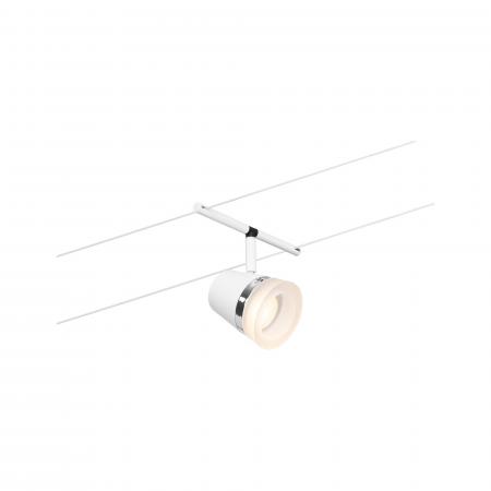 Paulmann 94461 Seilsystem Set Cone 5-flammig Weiß matt Chrom für GU5,3 12V DC