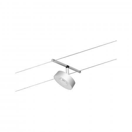 Paulmann 94475 Seilsystem Circle 5-flammig mattes Chrom 230V/12V DC warmweiß