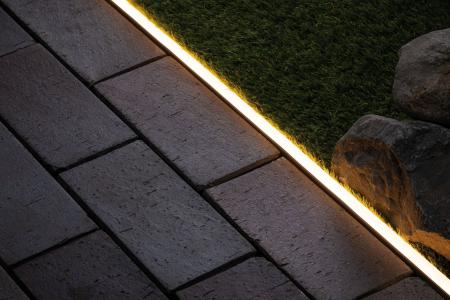 Paulmann 94680 Plug & Shine LED Stripe Smooth Einzelstripe wasserdicht warmweiß 26W Weiß