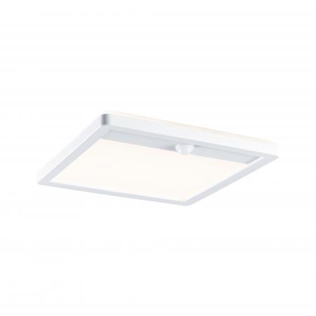 Paulmann 94707 LED Außenpanel Lamina Backlight Bewegungsmelder insektenfreundlich Spritzwasser geschützt eckig 250x47mm Tunable Warm 14W Weiß Kunststoff