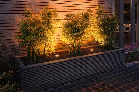 Paulmann 94717 Plug & Shine LED Bodeneinbauleuchte Floor Basisset IP67 extra warmweiß 4,5W Anthrazit