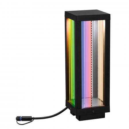 Paulmann 94753 Plug & Shine Laterne Smart Home Zigbee Classic Einzelleuchte IP44 RGBW 2W Anthrazit
