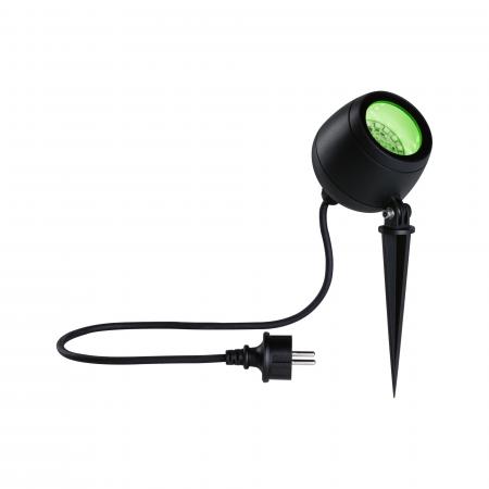 Paulmann 94771 LED Gartenstrahler Smart Home Zigbee Kikolo IP65 90mm RGBW+ 6,2W 440lm 230V Anthrazit Kunststoff#Aluminium