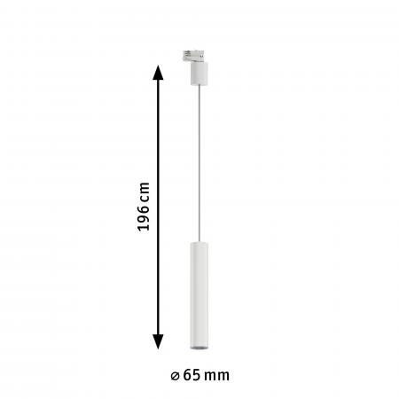 Paulmann 95398 ProRail3 Pendel Artemons GU10 10W dimmbar Weiß