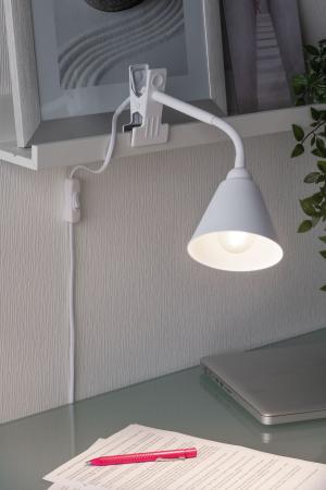 Paulmann 95431 AS Klemml Vitis E14 weiß Flexarm Schnurschalter Kabell 1,50m - Assistance-Leuchte