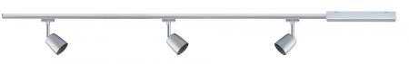 1m Schienensystem mit 3 Spots Paulmann 95462 URail Set Cover in Chrom