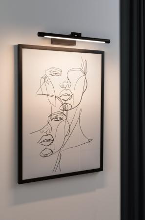Paulmann 95564 LED Bilderleuchte Mingo schwarz 40cm warmweißes Licht - Assistance-Leuchte