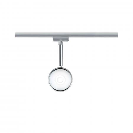 Paulmann 96803 URail LED Schienenspot Capsule II Einzelspot 6,3W modern neutralweiß dimmbar Chrom matt/Chrom