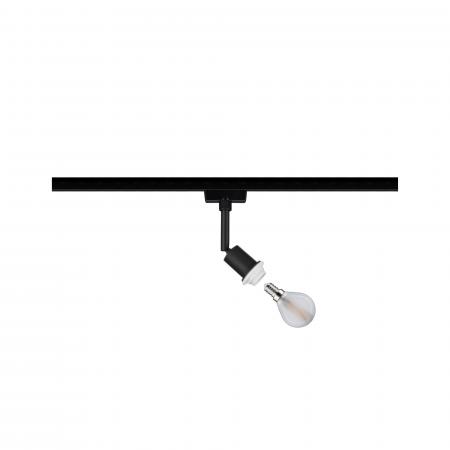 Paulmann 96913 URail DecoSystems Spot max 1x20W E14 230V Schwarz matt