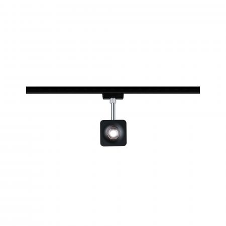 Paulmann 96941 URail Spot Cube 1x8W schwarz matt/chrom 230V Metall 4000K dimmbar