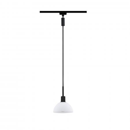 Paulmann 96974 URail Pendel Sarrasani max 20W E14 Schw matt/Opal 230V Metall Glas