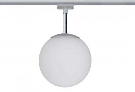 Paulmann 97602 URail Ceiling Globe Small max. 1x10W E14 Chr m/Opal dimmbar