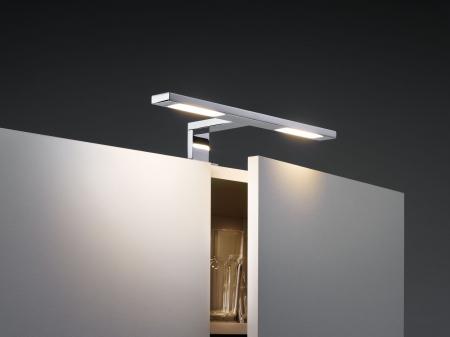 Paulmann 99385 Galeria Double Hook LED Spiegelleuchte 2x3.2W Chrom