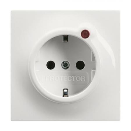 Busch-Jaeger 2310 EUGL/VA-74-11 Busch-Protector® SCHUKO® Steckdosen-Einsatz mit Überspannungsschutz