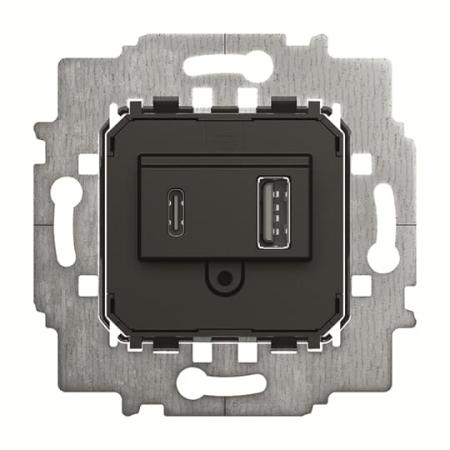 Busch-Jaeger 6475 U U Netzteil-Einsatz USB A+C