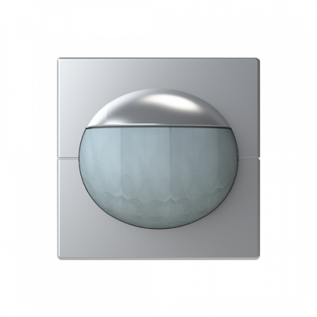 Busch-Jaeger Busch-Wächter 180 flex Komfort-Sensor 62764-83-WL Wireless mit Multilinse, Alusilber, Plattform 63