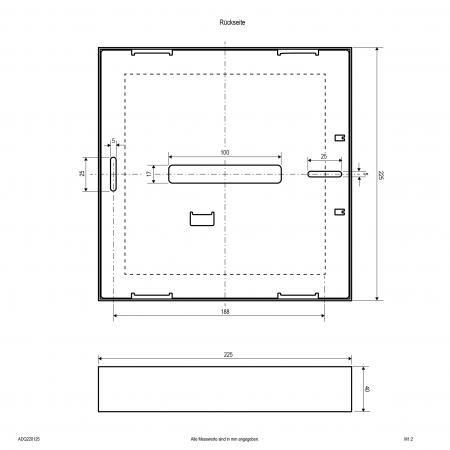EVN LED Anbaupanel, dimmbar ADQ220125