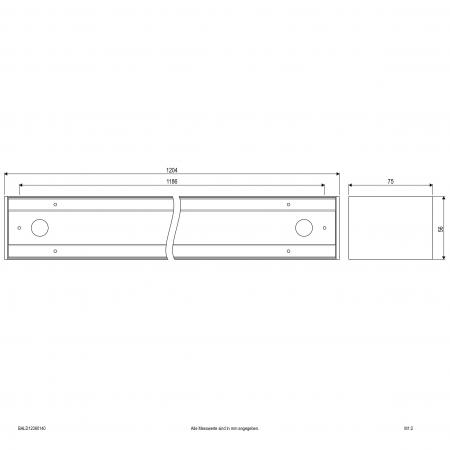 EVN LED Anbauleuchte, IP20 BALD12360140