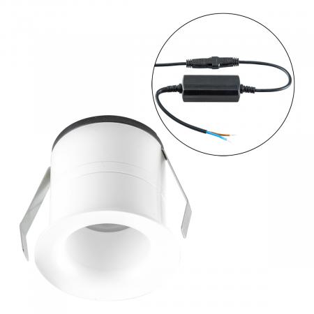 EVN LED Downlight mit Netzteil, dimmbar, IP44 C44070102