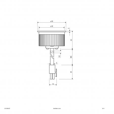 EVN COB LED-Einsatz mit AMP-Stecker C513500327