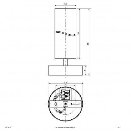 EVN LED Deckenanbauleuchte, IP20 CS150125
