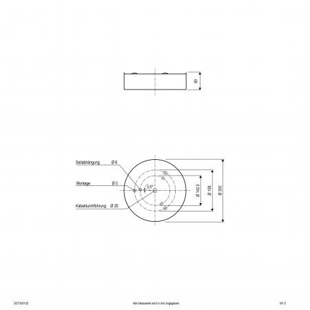 EVN LED Anbauleuchte mit einstellbarer Farbtemperatur DDT300925