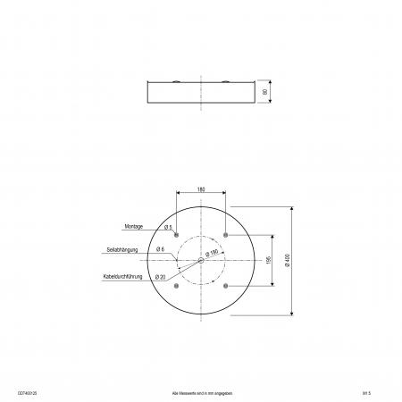 EVN LED Anbauleuchte mit einstellbarer Farbtemperatur DDT400925