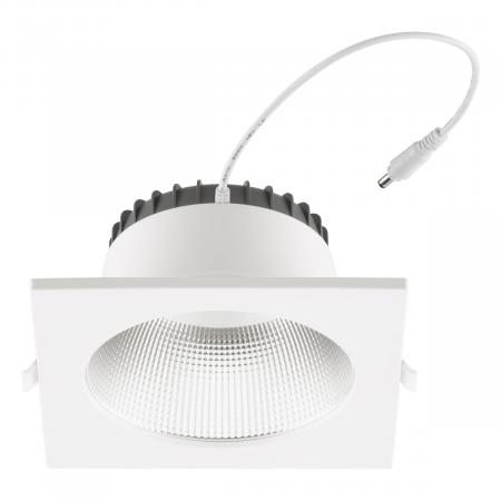 EVN ED54204125 LED Deckeneinbauleuchte DALI-2 dimmbar 20W 3000K-5700K 2540lm weiß IP54 Notlicht Einbaudurchmesser 145 mm