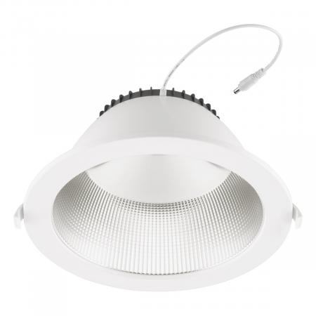 EVN ED54500125 LED Deckeneinbauleuchte DALI-2 dimmbar 50W 3000K-5700K 6350lm weiß IP54 Notlicht Einbaudurchmesser 240 mm