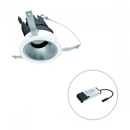 EVN F01R14AM0630L15P COB-LED Deckeneinbauleuchte 6W 3000K 700lm 15° dimmbar Einbaudurchmesser 73mm