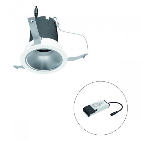 EVN F01R14SM0630L24P COB-LED Deckeneinbauleuchte 6 W 3000 K Warmweiß 700 lm 24° Einbaudurchmesser 73 mm