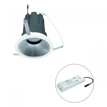 EVN F01R14SM3840L55P COB-LED Deckeneinbauleuchte 38 W 4000 K Neutralweiß 4655 lm 55° Einbaudurchmesser 150 mm