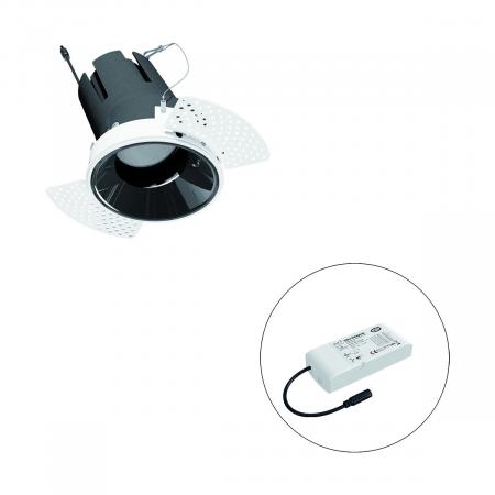 EVN F02R09AM2530L38D COB-LED Deckeneinbauleuchte 25W 3000K 2917lm 38° DALI-2 dimmbar Einbaudurchmesser 121 mm