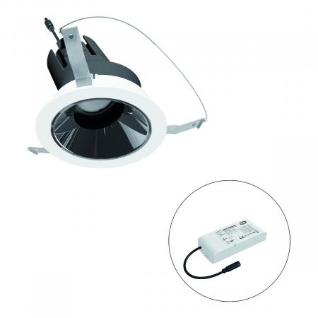EVN F02R11AM1327L38D COB-LED Deckeneinbauleuchte 13W 2700K 1486lm DALI-2 38° Einbaudurchmesser 90 mm