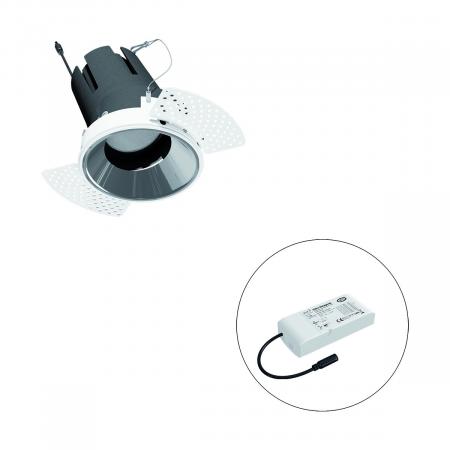 EVN F02R11AM2540L24D COB-LED Deckeneinbauleuchte 25W 4000K 3063lm 24° DALI-2 dimmbar schwenkbar Einbaudurchmesser 121mm