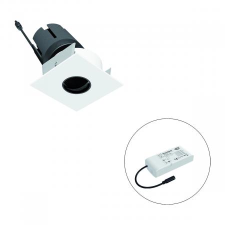 SELECTO F07RXXXM1330L38D COB-LED Deckeneinbauleuchte 13 W 3000 K Warmweiß 1148 lm 38° Abstrahlwinkel DALI Einbaudurchmesser 65 mm