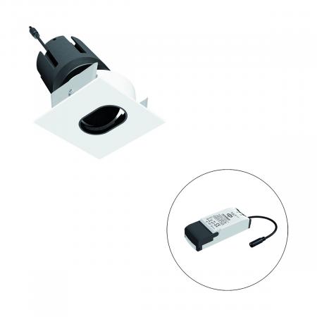 EVN F09RXXXM1340L55P COB-LED Deckeneinbauleuchte 13 W 4000 K Neutralweiß 1229 lm CRI92 schwenkbar Einbaudurchmesser 65 mm