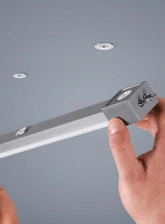 150cm Helestra Vigo LED-Linienmodul in Mattnickel