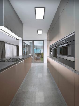 Helestra RACK LED-Deckenleuchte 22 W, 2900 K Warmweiß, 1730 lm, CRI >90, dimmbar, Mattschwarz, CASAMBI Smart