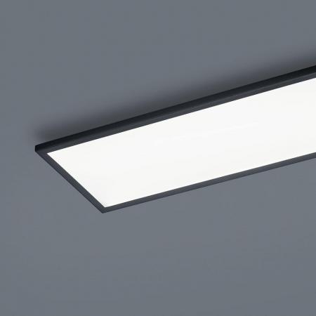Helestra RACK LED-Deckenleuchte 22 W, 2900 K Warmweiß, 1730 lm, CRI >90, dimmbar, Mattschwarz, CASAMBI Smart