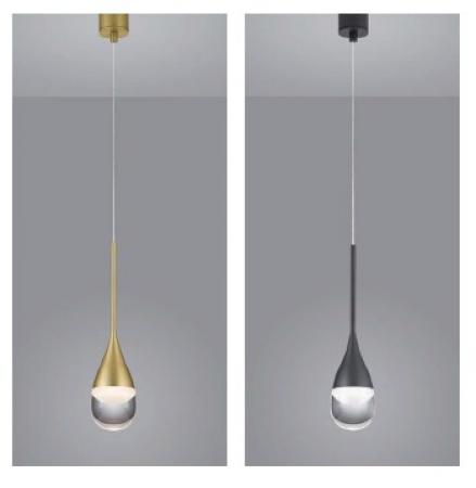 Helestra DEEP 16/2710.22 LED-Pendelleuchte 9 W 2700 K Warmweiß, mattschwarz, 790 lm, dimmbar, EASY-LIFT