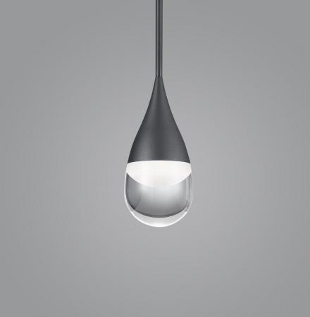 Helestra DEEP 16/2710.22 LED-Pendelleuchte 9 W 2700 K Warmweiß, mattschwarz, 790 lm, dimmbar, EASY-LIFT