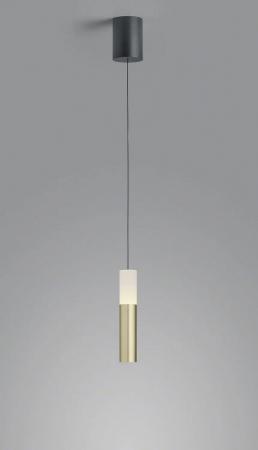 Helestra LED Pendelleuchte LIDOS in schwarz - gold